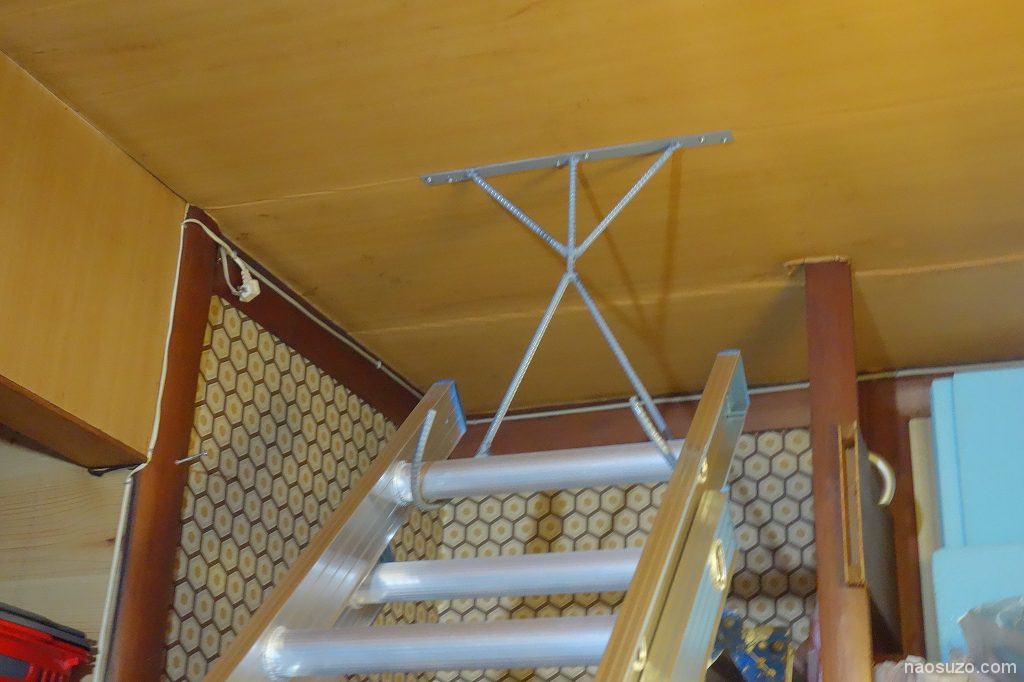 溶接 ２連はしごの天井収納リフトの制作 Diy 修理のきろくdx